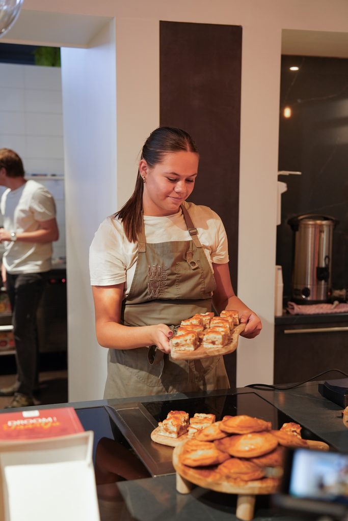 Lunch en koffie in de brasserie